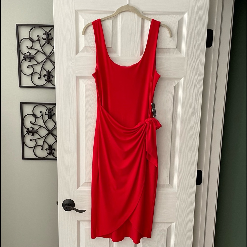 Express Square Neck Wrap Sheath Dress -NWT